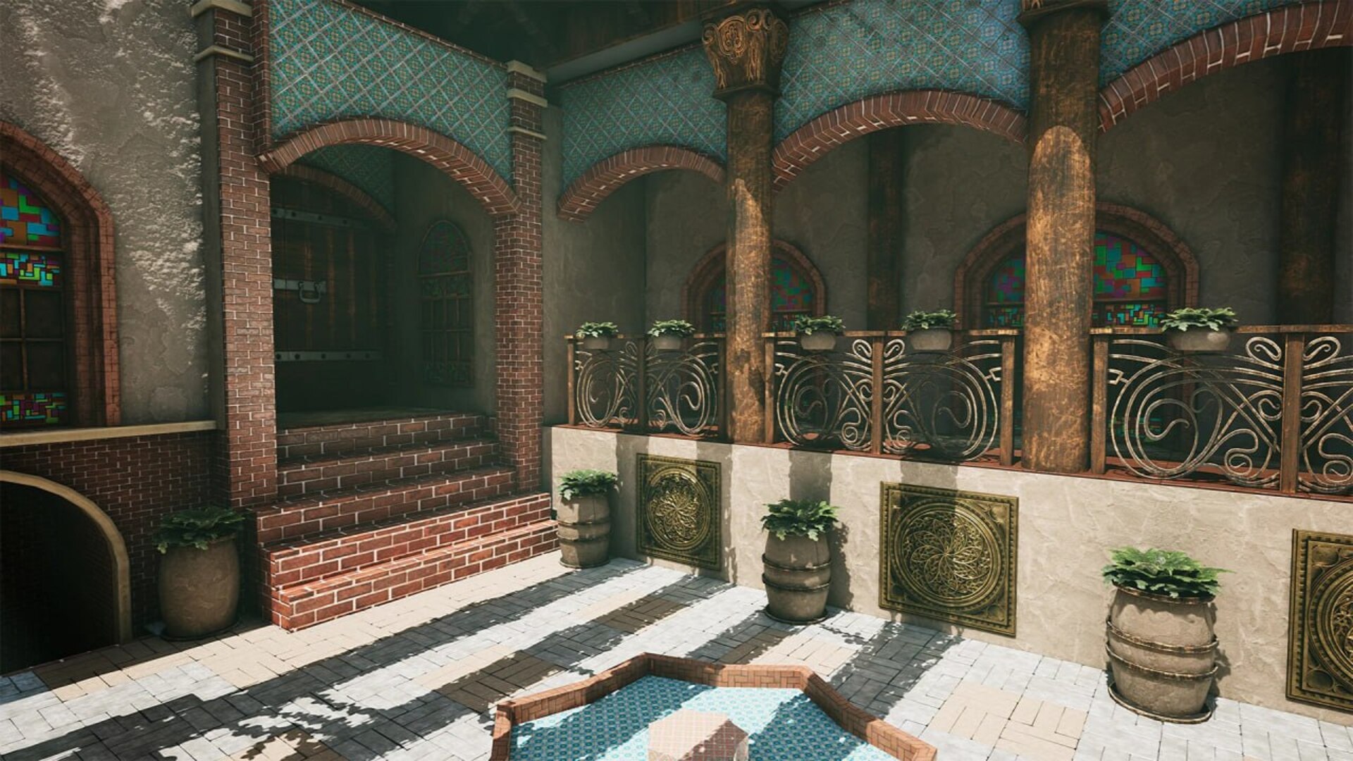 Arch columns