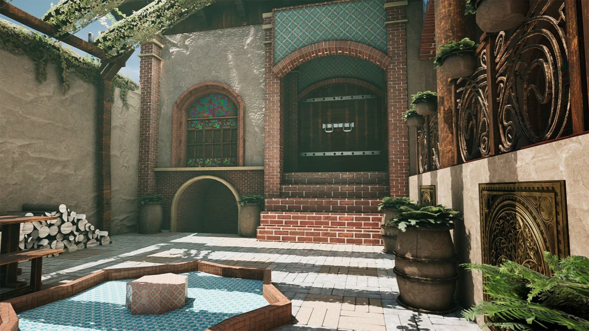 Fountain close